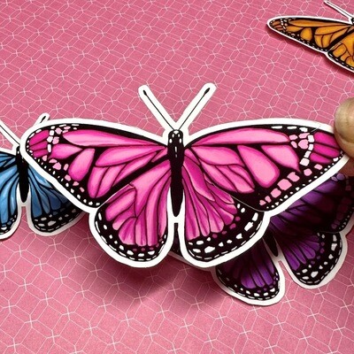 Butterfly Die-cut Stickers