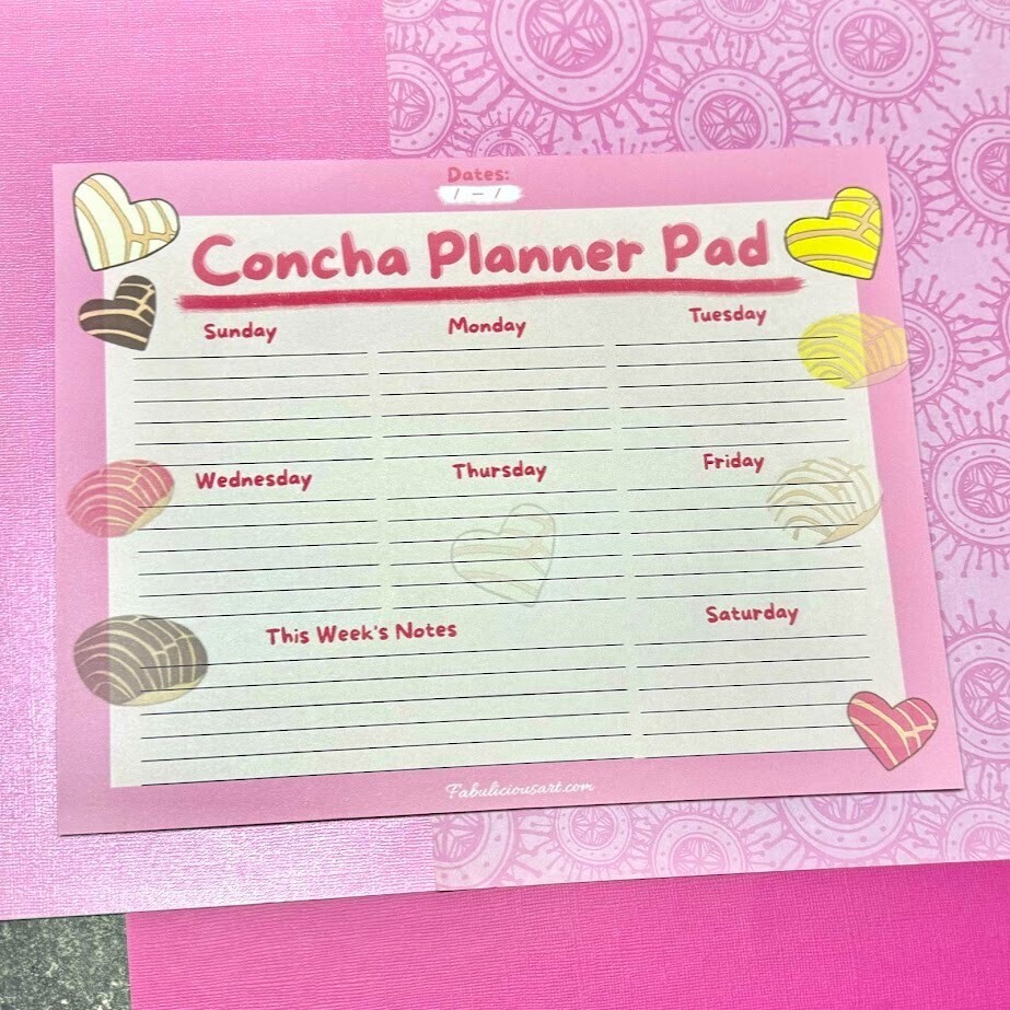 Concha Planner Pad