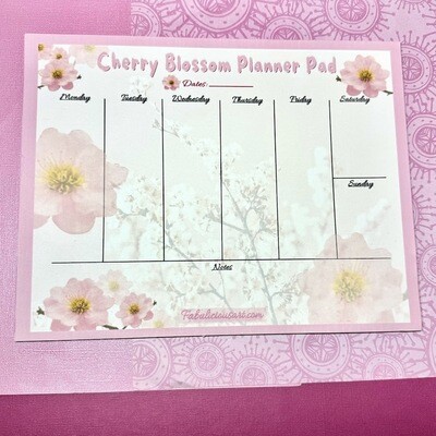 Cherry Blossom Planner Pad