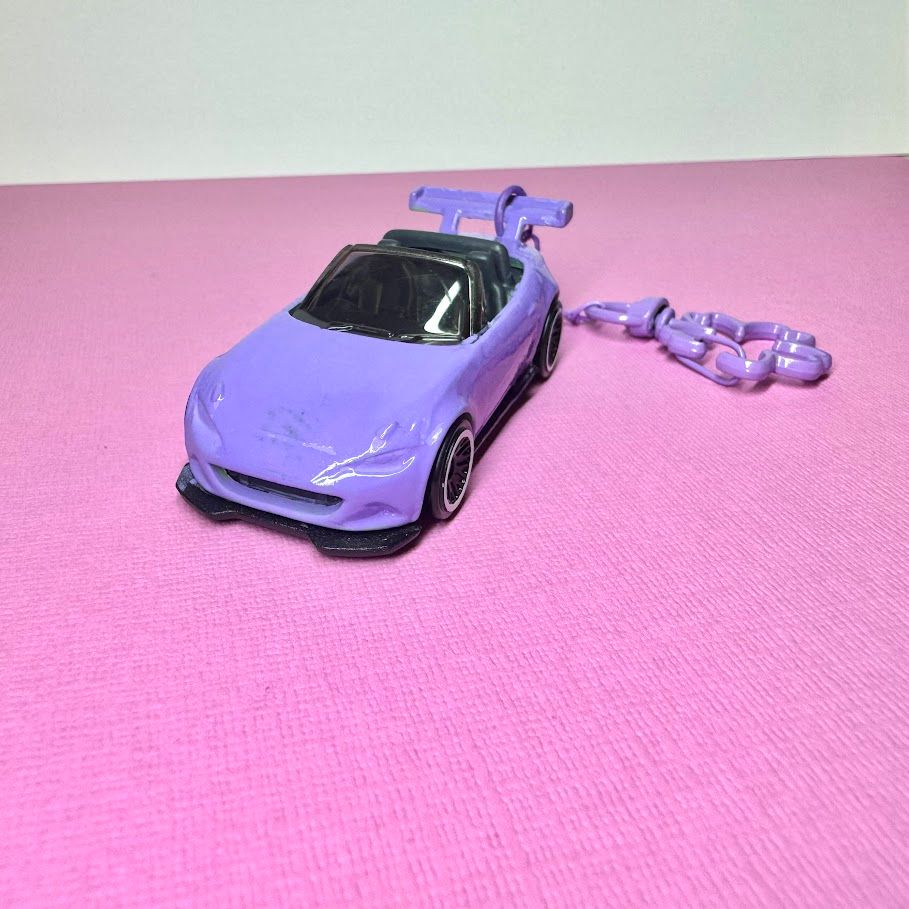 Purple Miata MX-5 Hot Wheels Car Keychain