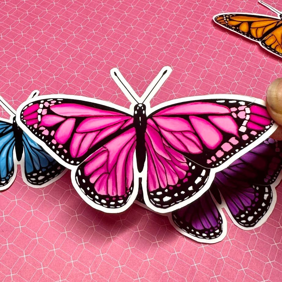 Butterfly Die-cut Stickers