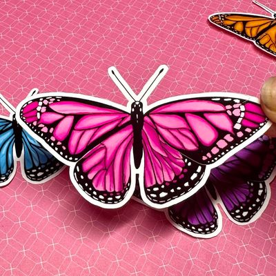 Butterfly Die-cut Stickers