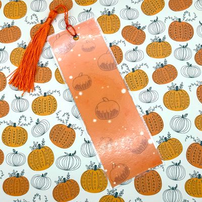 Pumpkin Pattern Bookmark