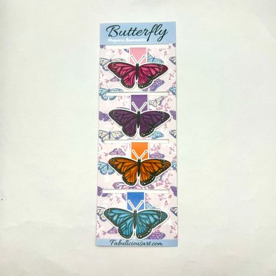 Butterfly Magnetic Bookmark Set