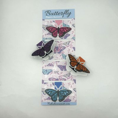 Butterfly Magnetic Bookmark Set