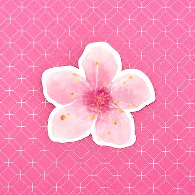 Cherry Blossom Die-cut Stickers