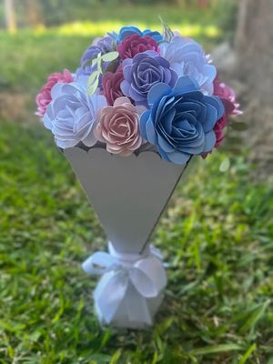 Pastel Paper Flower Bouquet - Medium