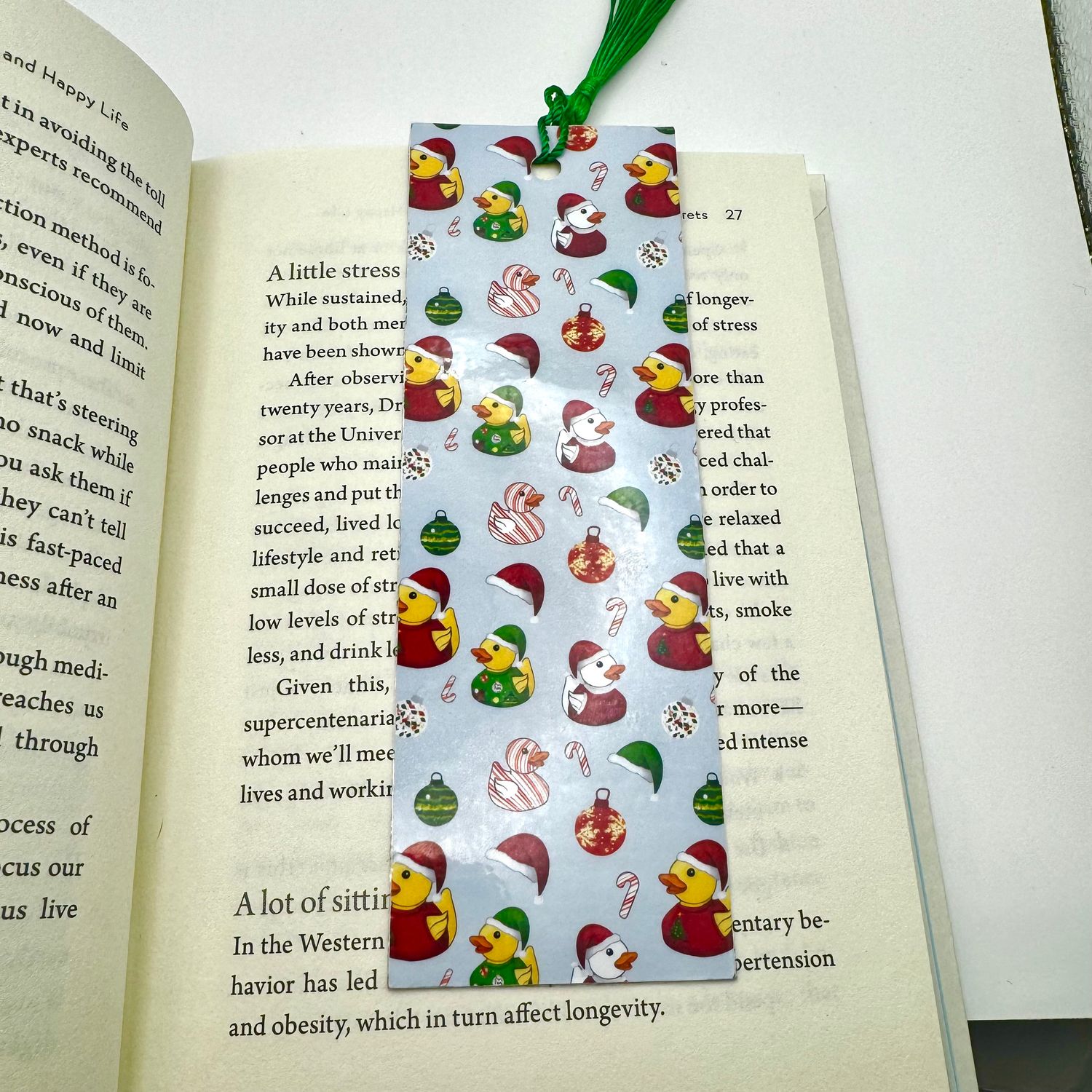 🎄 Festive Ducks Bookmark 🎄
