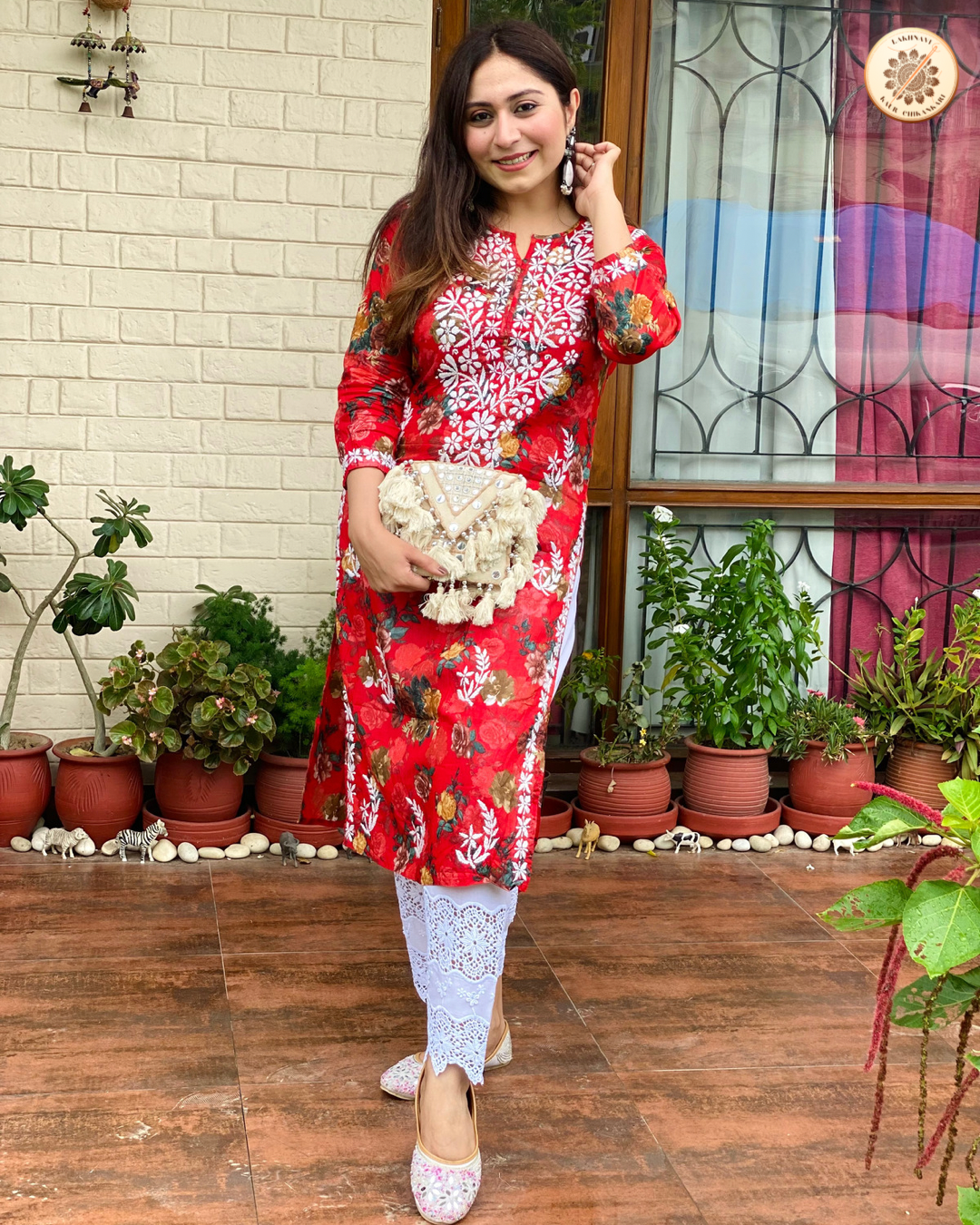 &quot;RANI&quot; Mul Cotton Chikankari Kurta