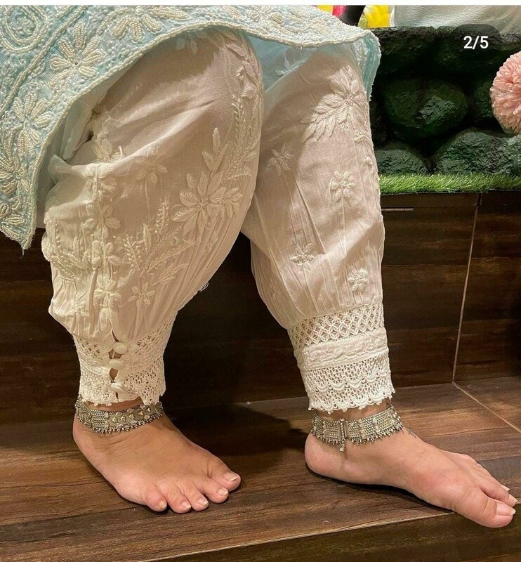 &quot;BANI&quot; Chikankari Afghani Salwar