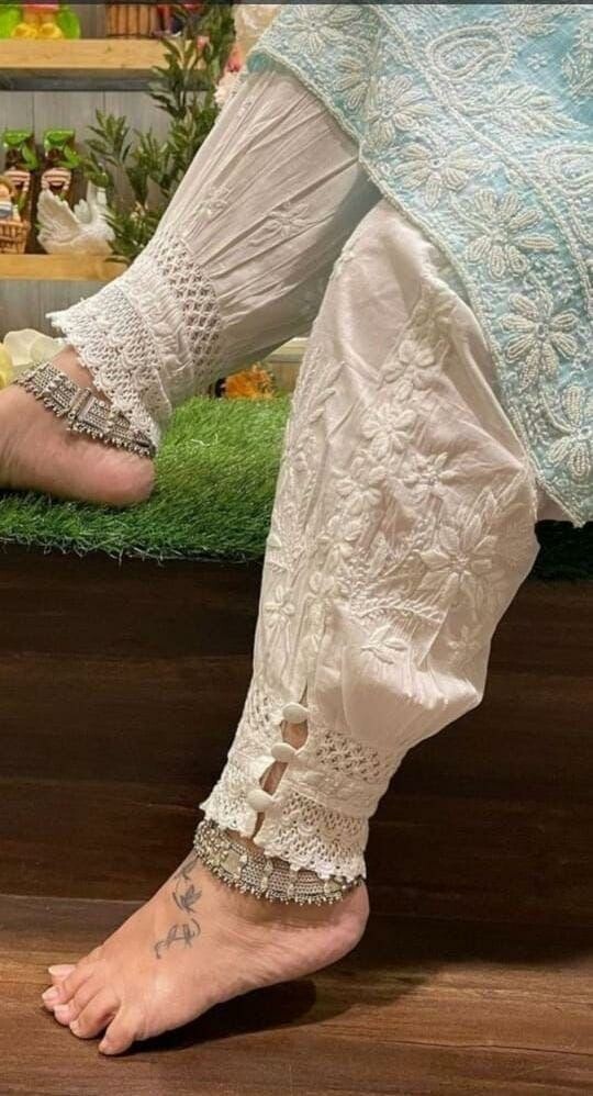 &quot;BANI&quot; Chikankari Afghani Salwar