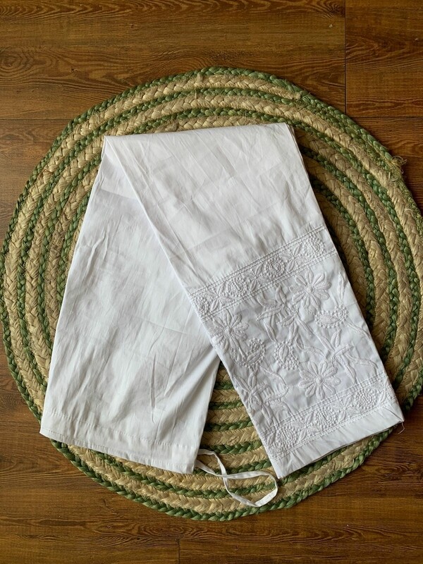 &quot;MAHI&quot; Chikankari Lycra Pants