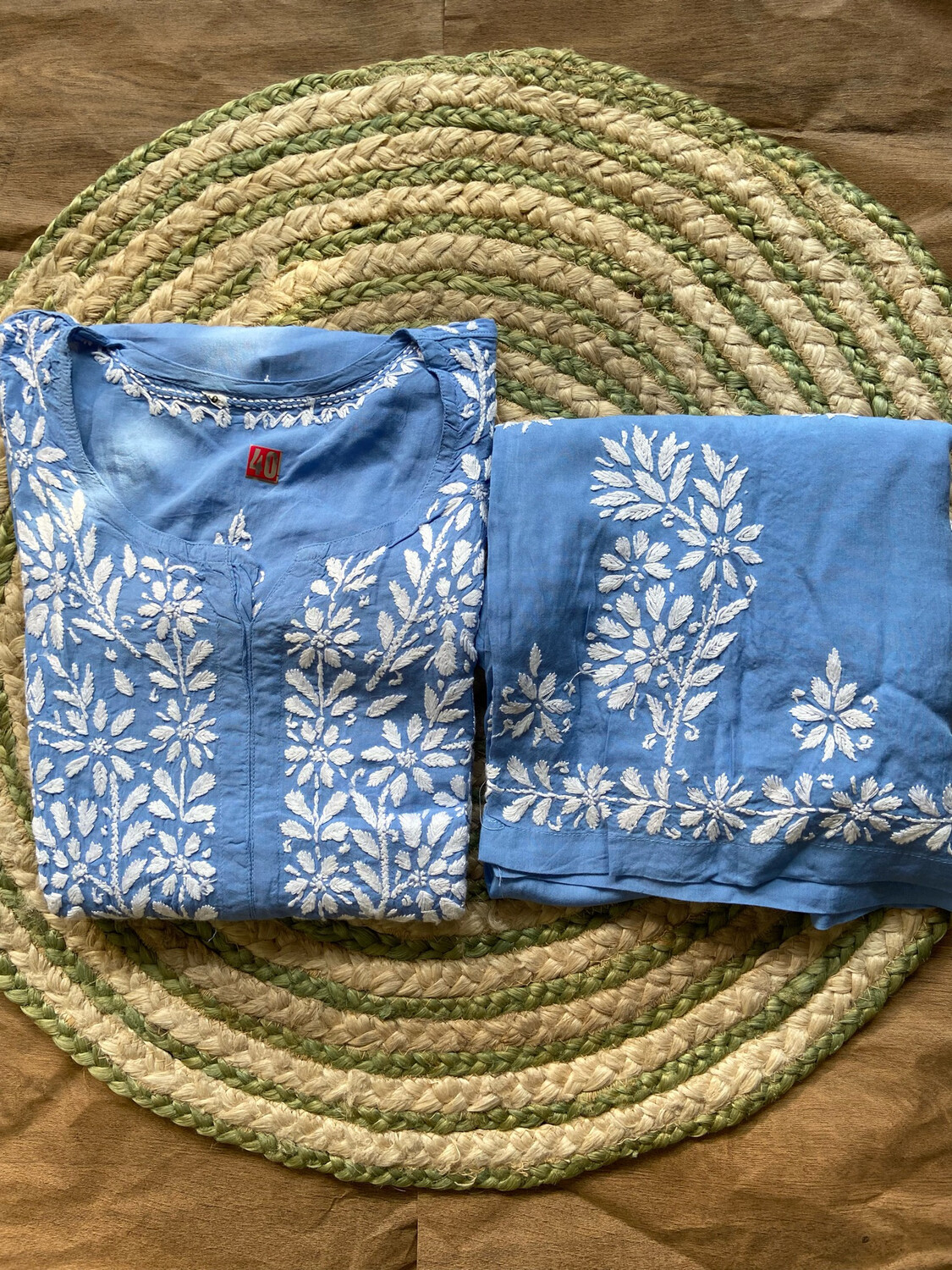 “SNEHA” Modal Chikankari Kurta &amp; Plazo