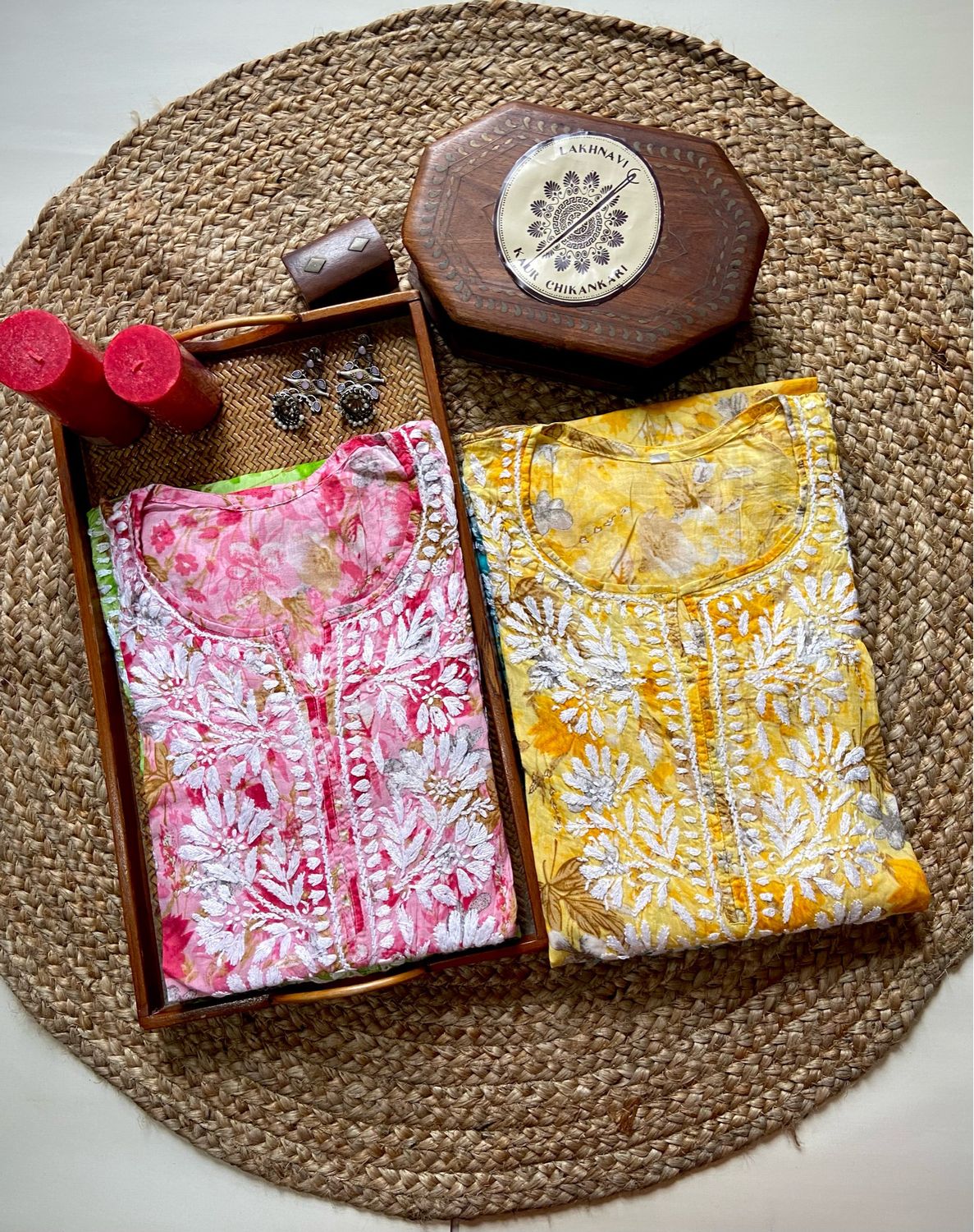 “FANAH” Mul Chikankari Kurta