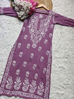 “MUBEEN” Modal Chikankari Kurta