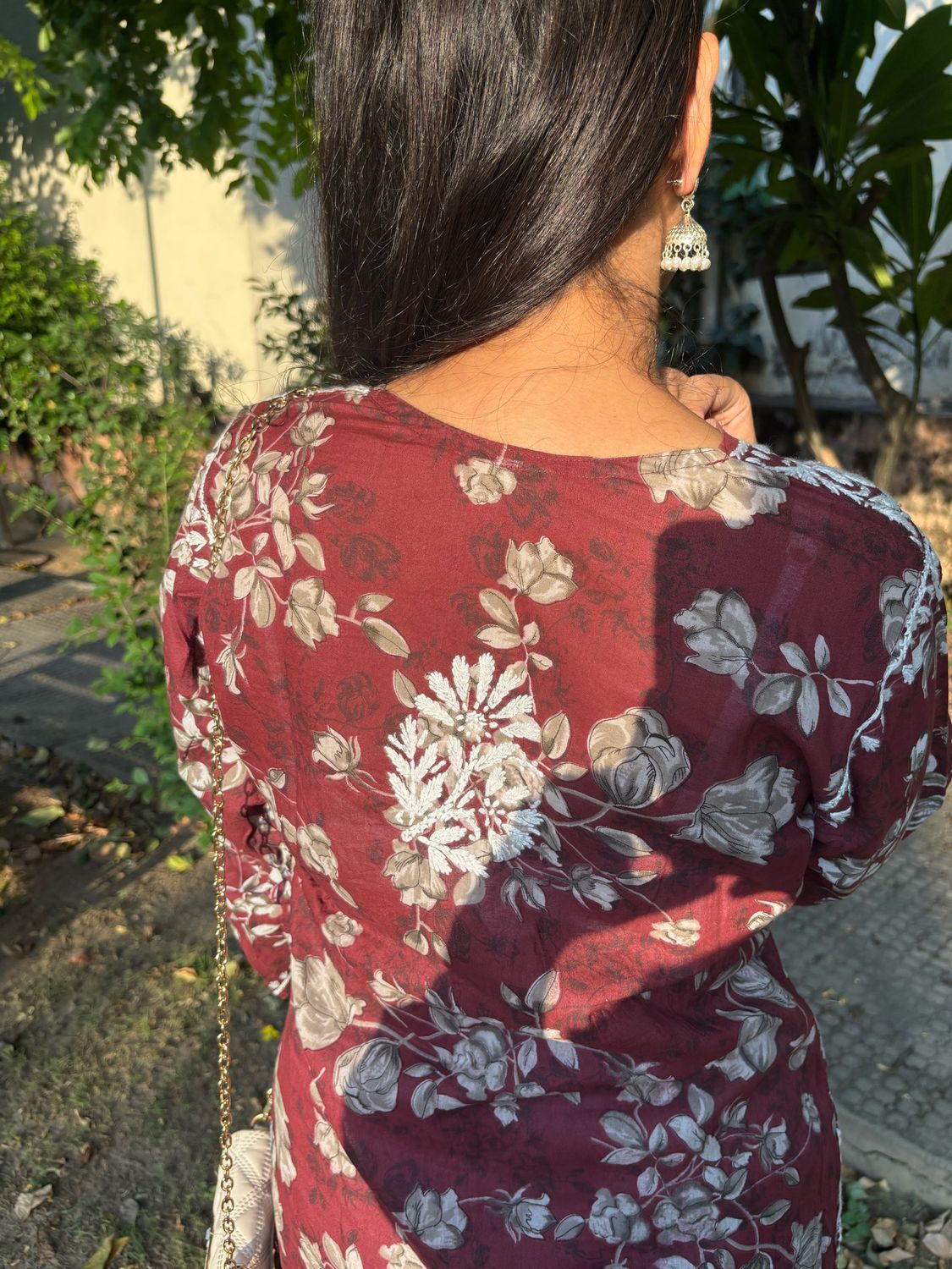&quot;SANA&quot; Mul Mul Chikankari Kurta