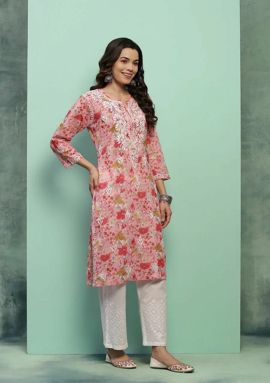 “FANAH” Mul Chikankari Kurta