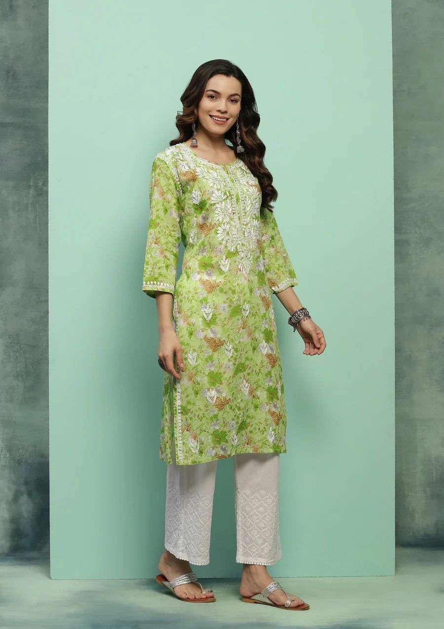“FANAH” Mul Chikankari Kurta