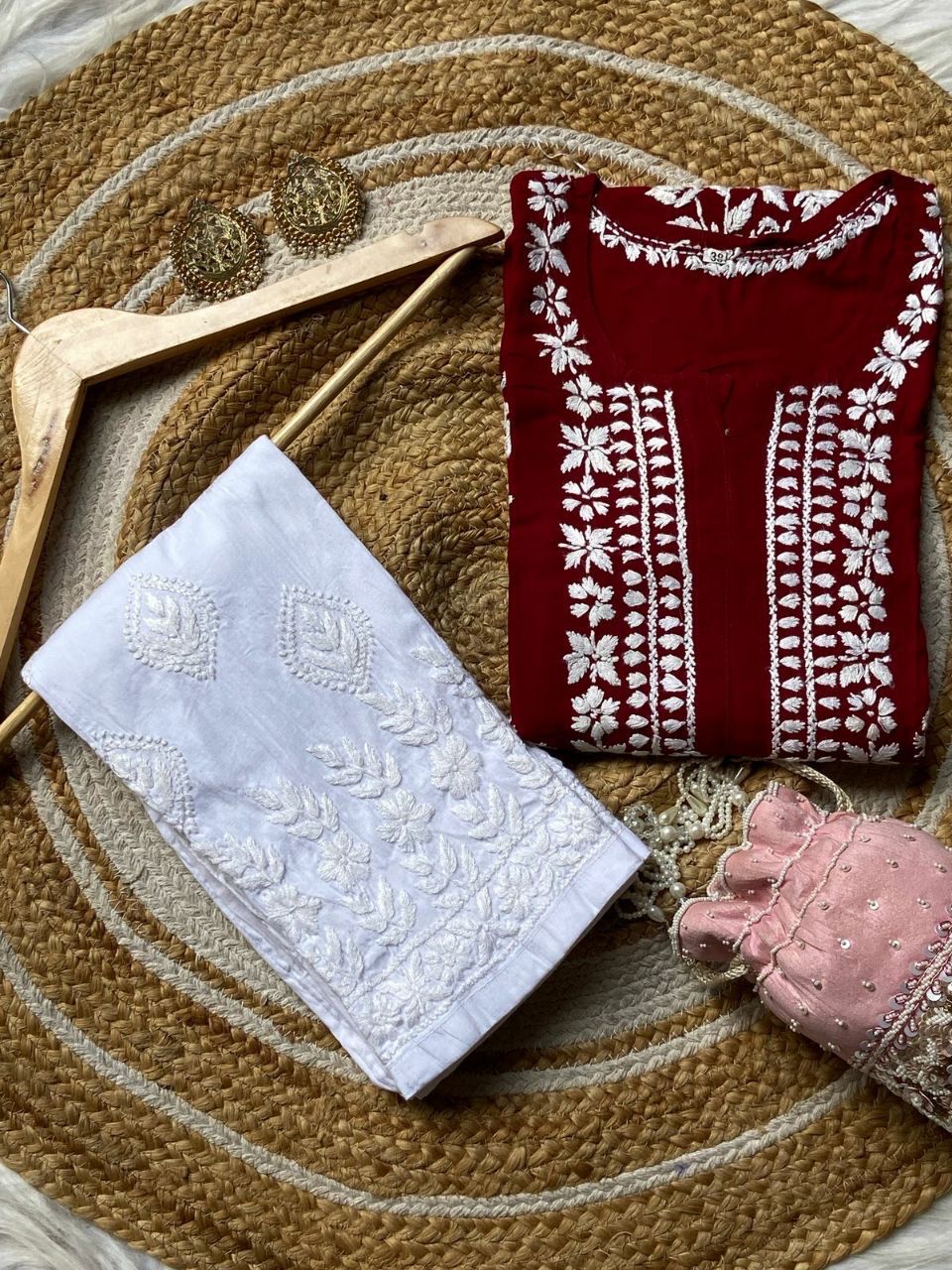 “GULAAB” Modal Chikankari Kurta