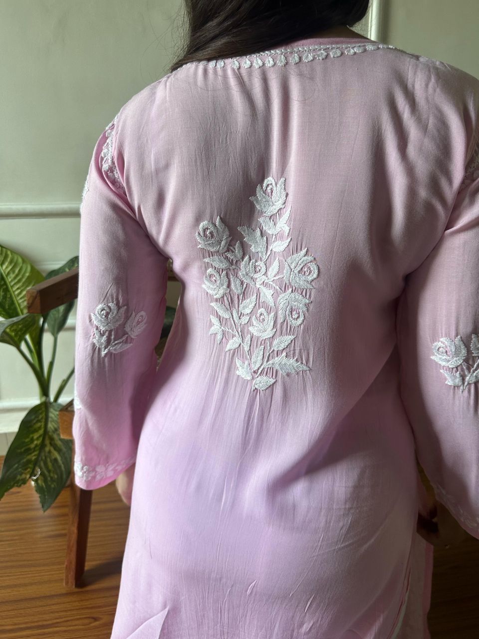 “GULAAB” Modal Chikankari Kurta