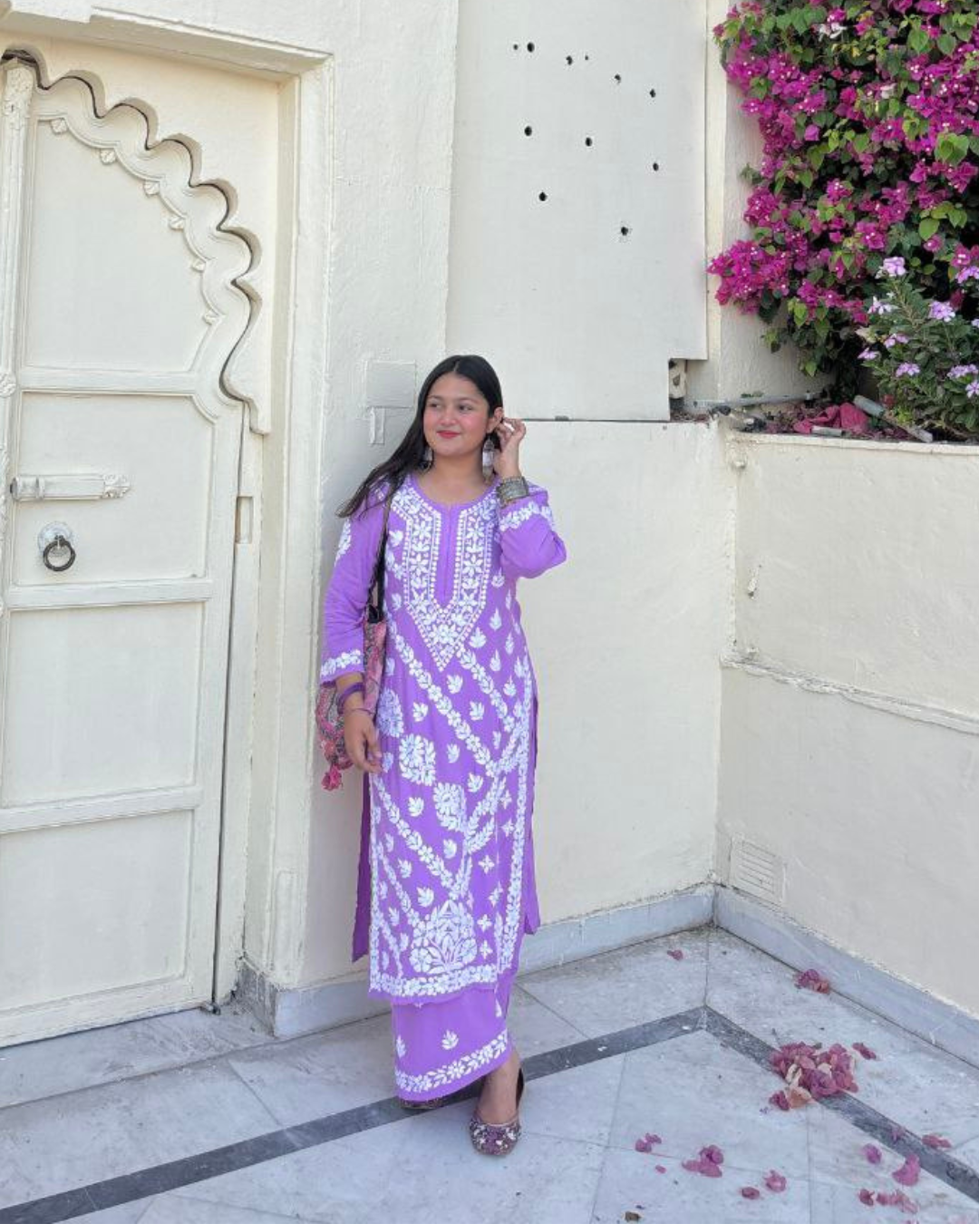 &quot;ALEENA&quot; Modal Chikankari Set