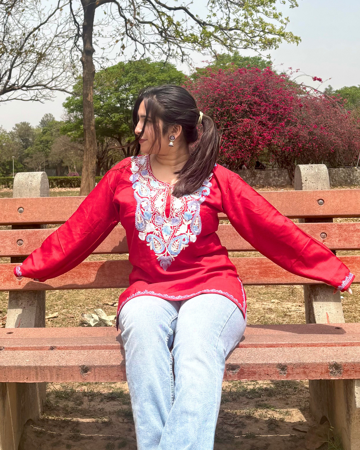 “KASHIFA” Short Kashmiri Kurta