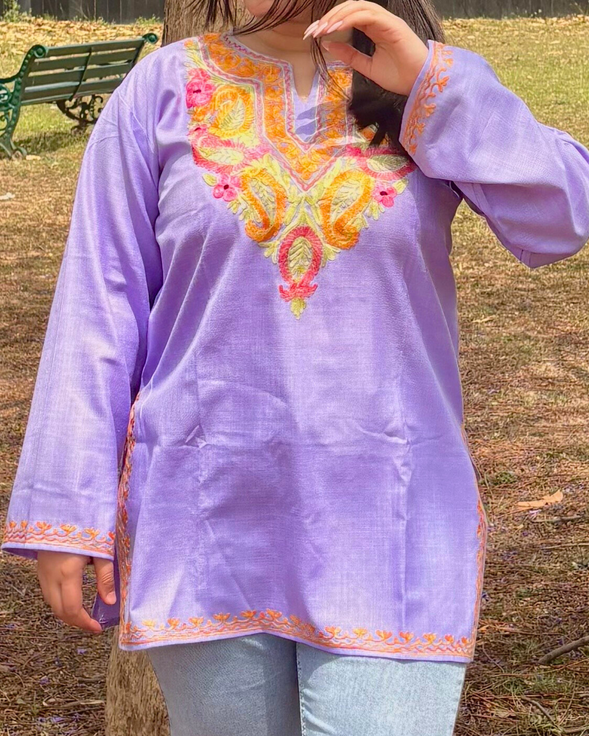 “MAHROSH” Short Kashmiri Kurta