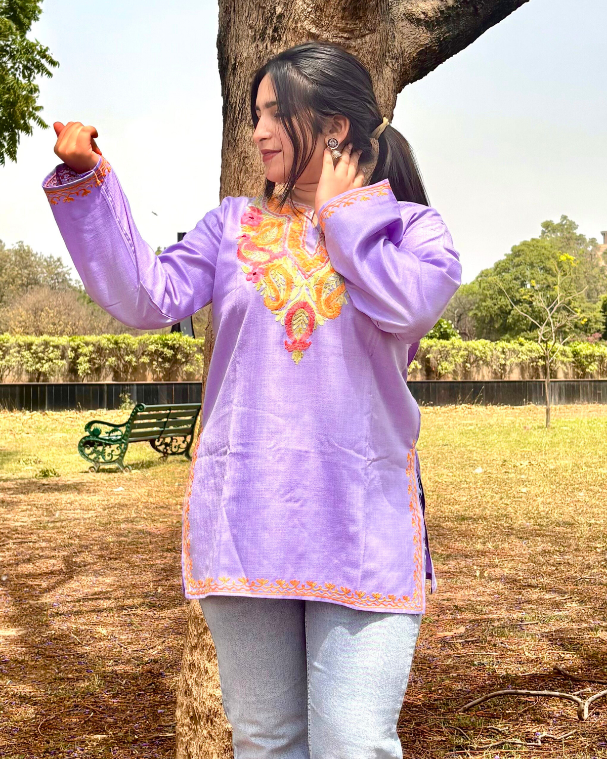 “MAHROSH” Short Kashmiri Kurta