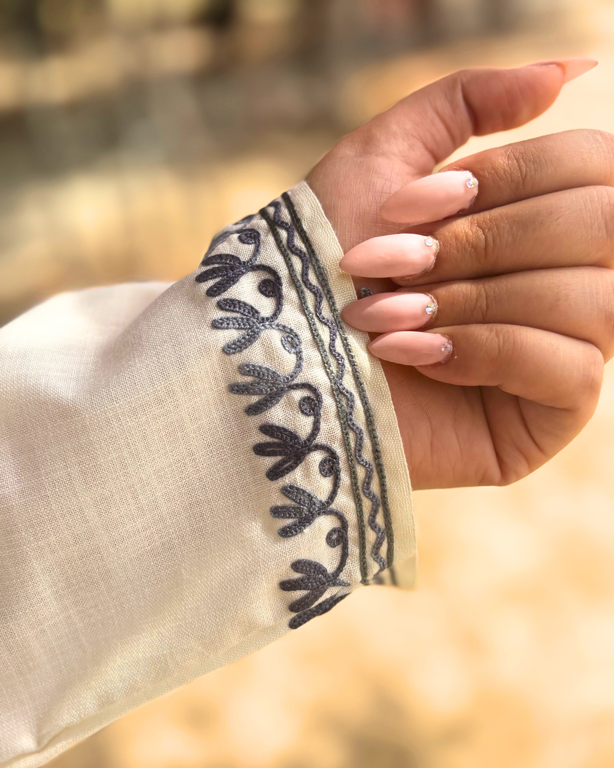 “HARSHA” Cotton Kashmiri Long Kurta