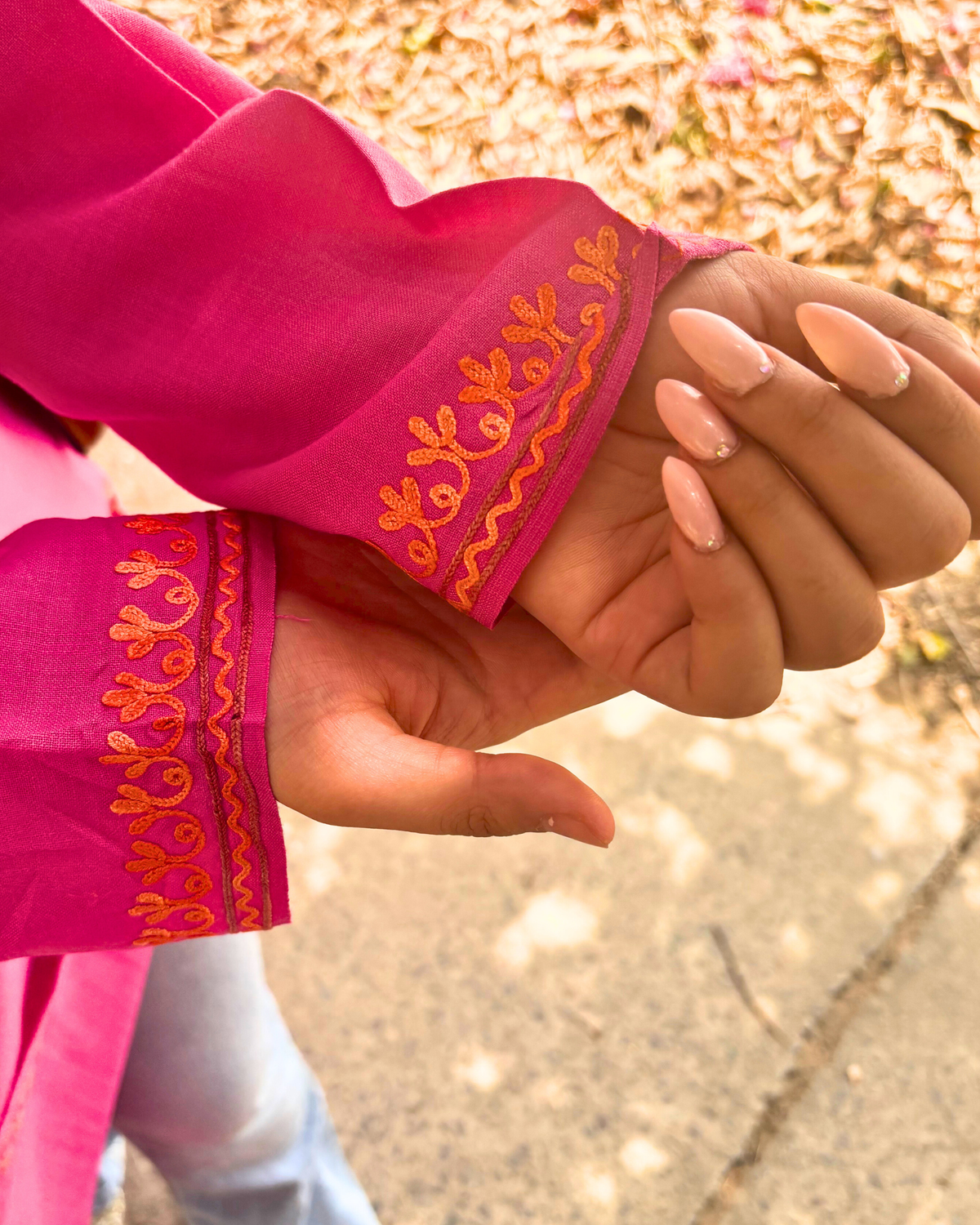 “HANIA” Cotton Kashmiri Kurta