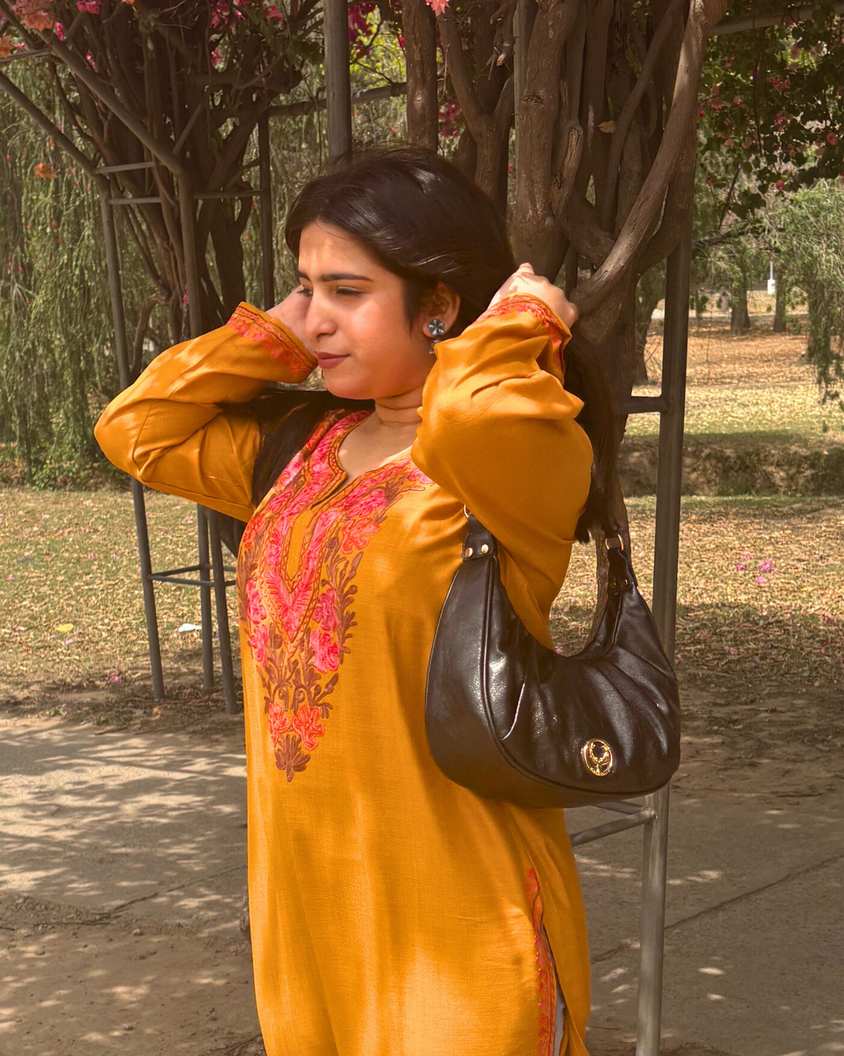 &quot;INAYA&quot; Cotton Kashmiri Kurta