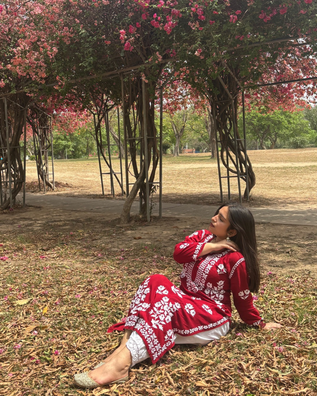 “GULAAB” Modal Chikankari Kurta