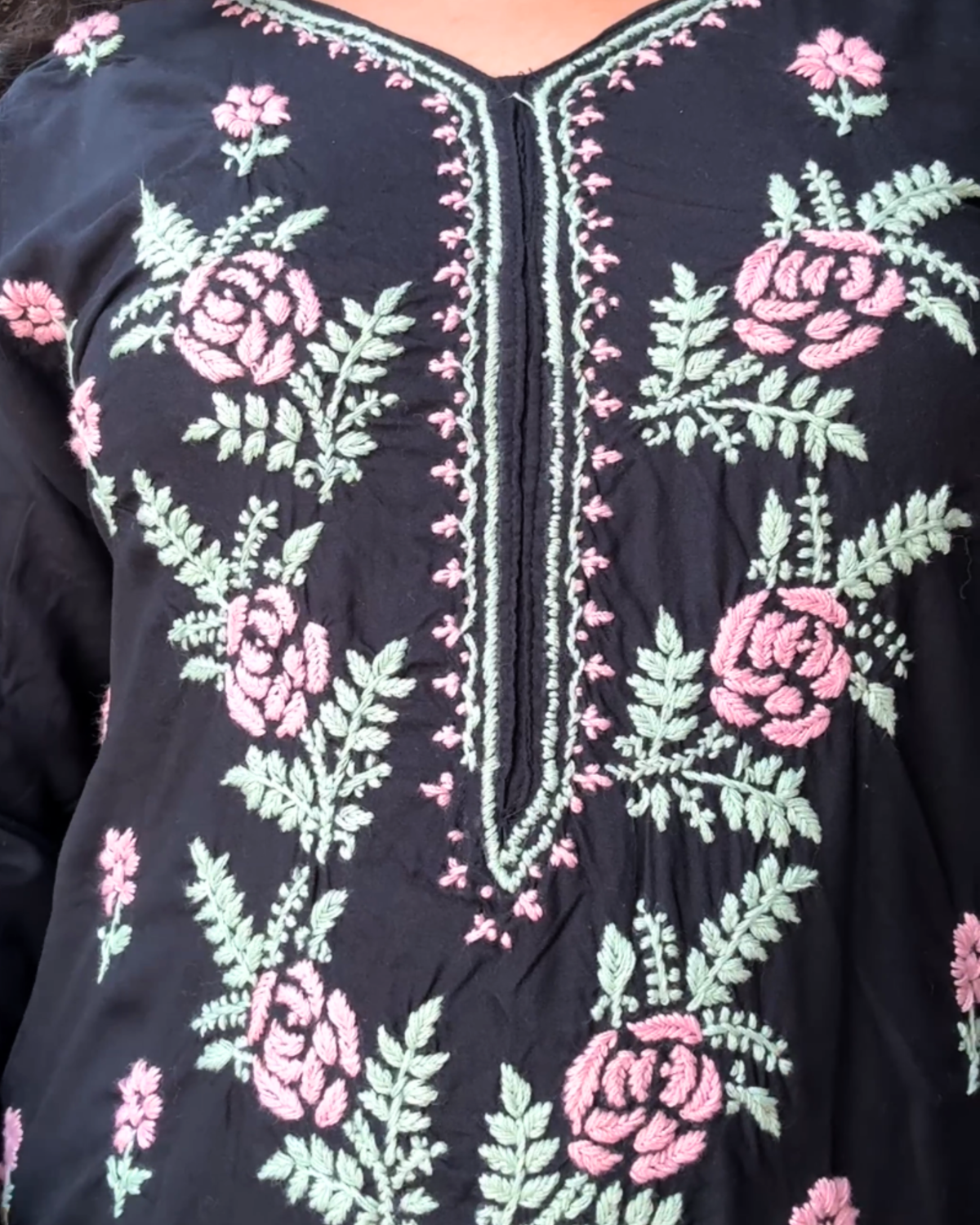 &quot;SAHIBA&quot; Rayon Chikankari Kurta