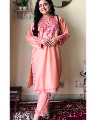 &quot;PARIZA&quot; Kashmiri Cotton Co-Ord Set