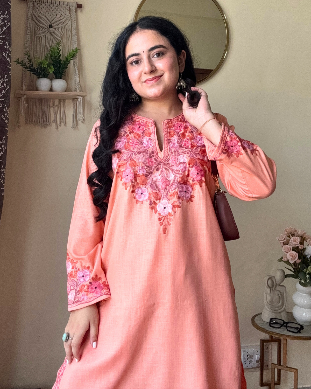 &quot;PARIZA&quot; Kashmiri Cotton Co-Ord Set