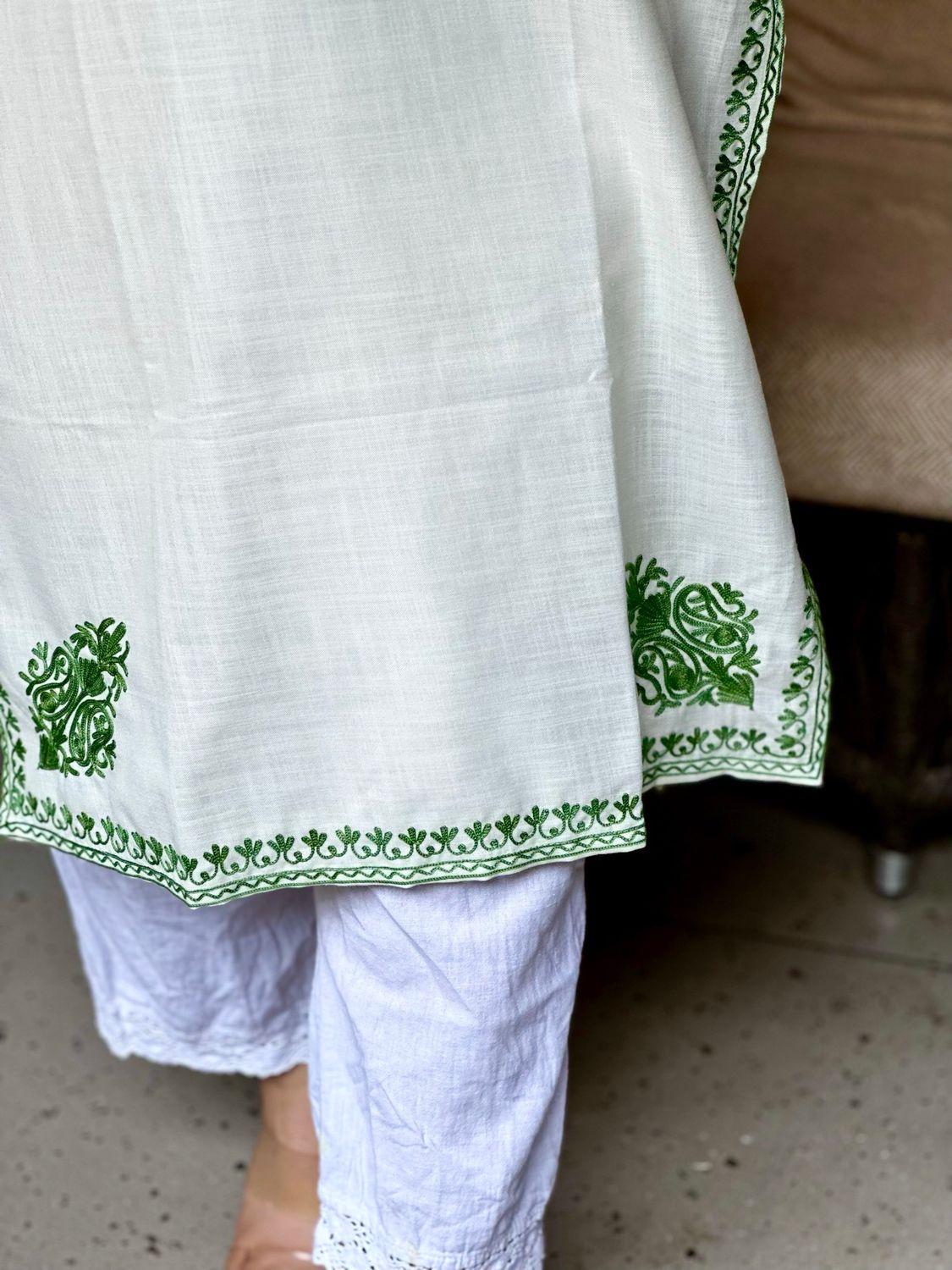 “RUKSANA” Cotton Kashmiri Kurta