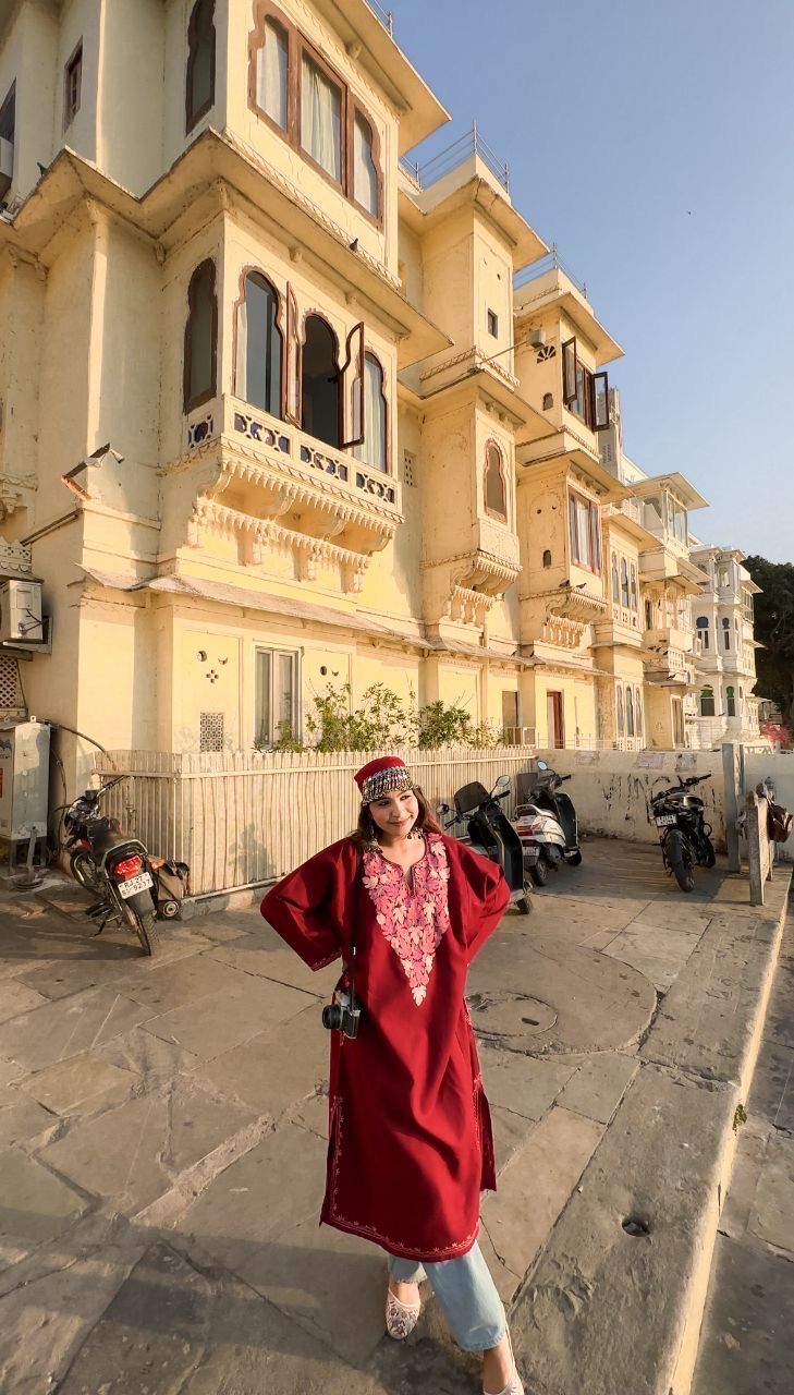 “SHEENA” Cotton Kashmiri Kurta