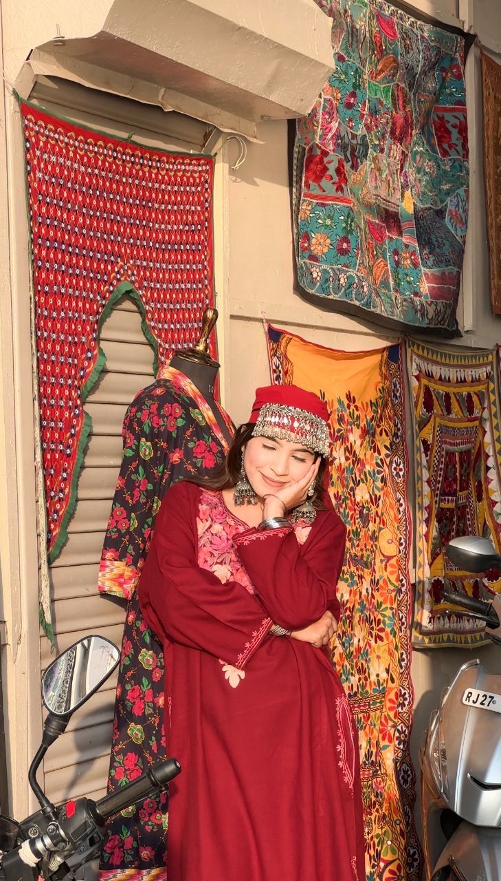 “SHEENA” Cotton Kashmiri Kurta