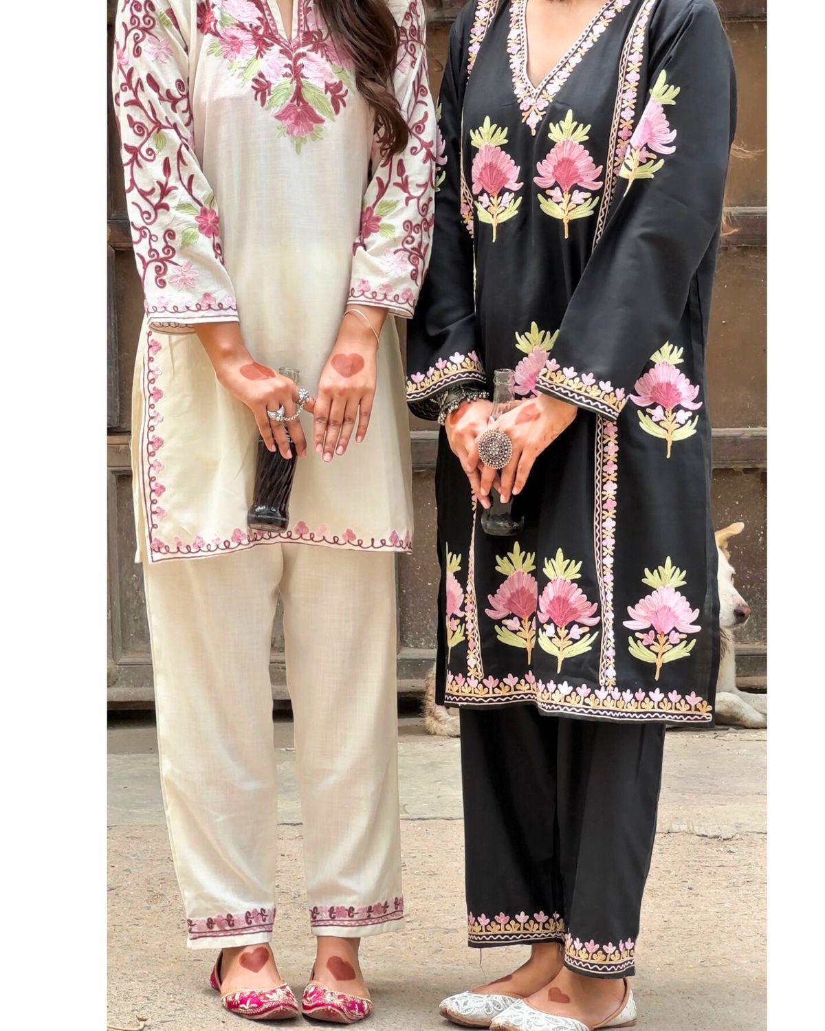 “SABINA” Kashmiri Embroidered Co-Ord Set