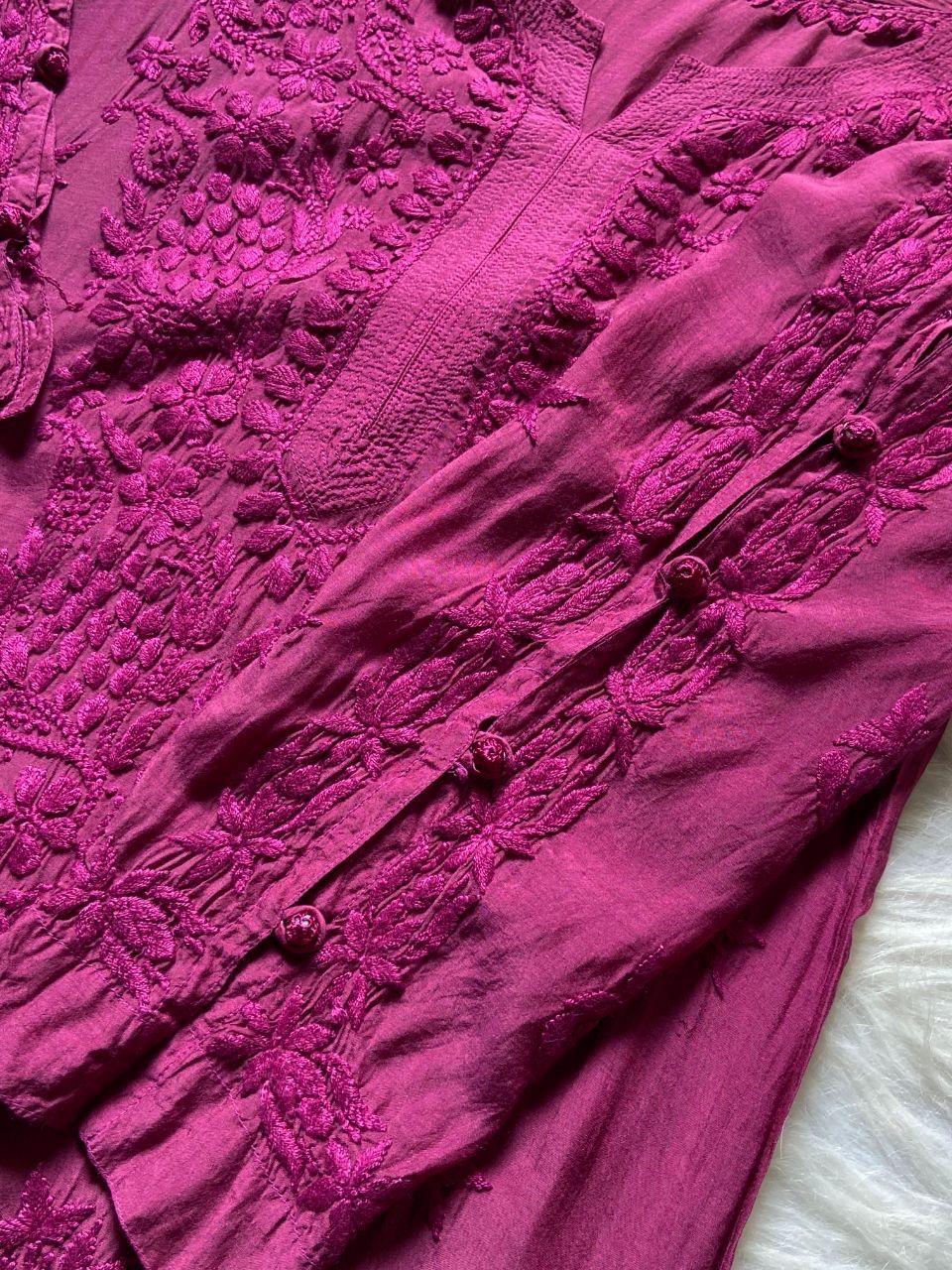 &quot;NORA&quot; Muslin Chikankari Kurta