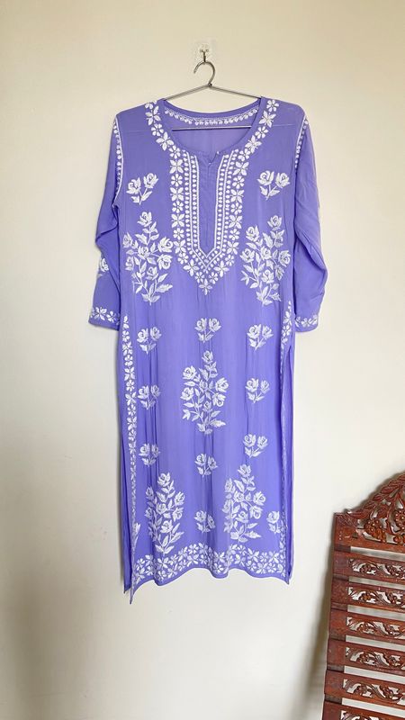 “GULAAB” Modal Chikankari Kurta