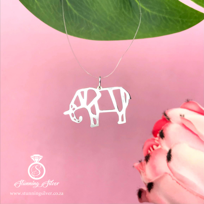 Lined Elephant Pendant lined-elephant-pendant