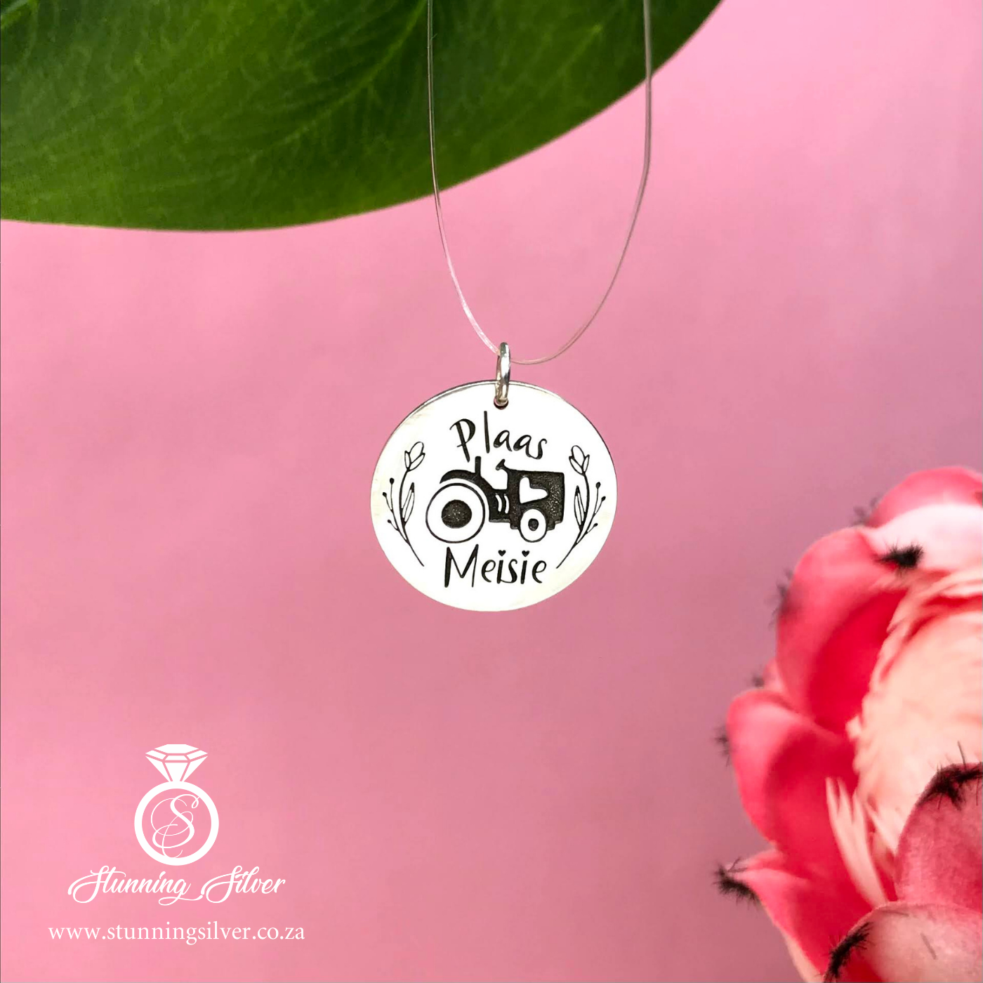Plaas Meisie Pendant blue-ivy