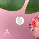 May Birth Flower - Lily of the Valley Pendant