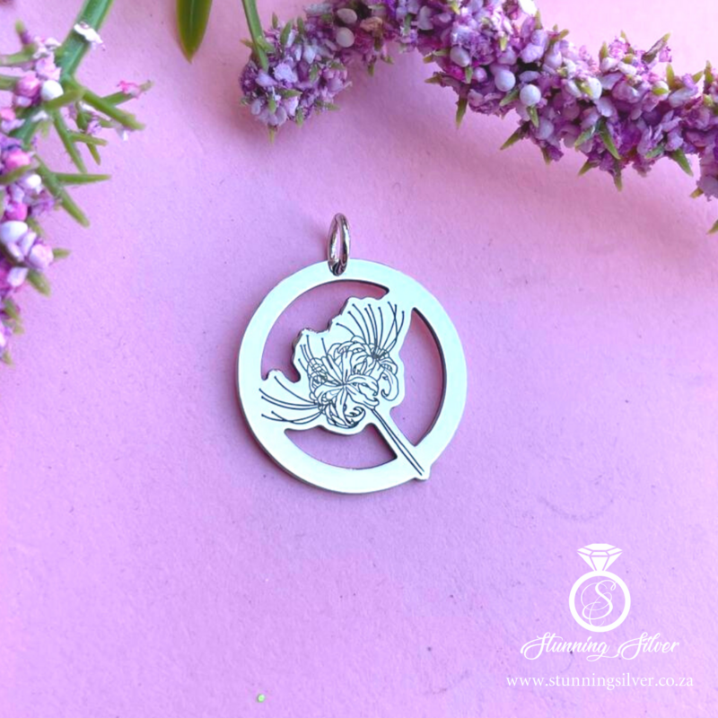 Flower Pendant Stemmed Spider Lily flower-pendant-stemmed-spider-lily
