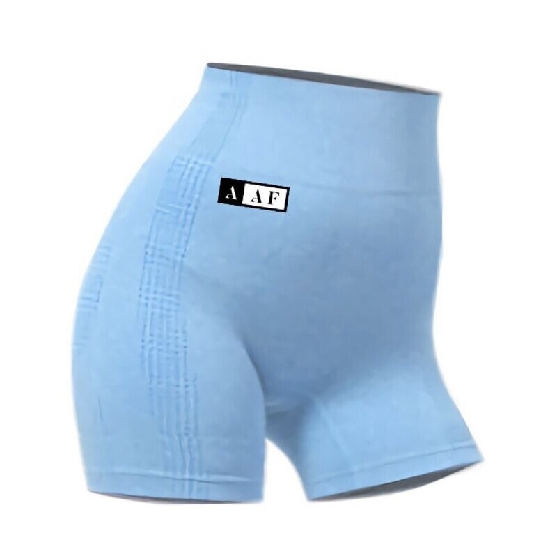 Sky Blue Yoga Shorts