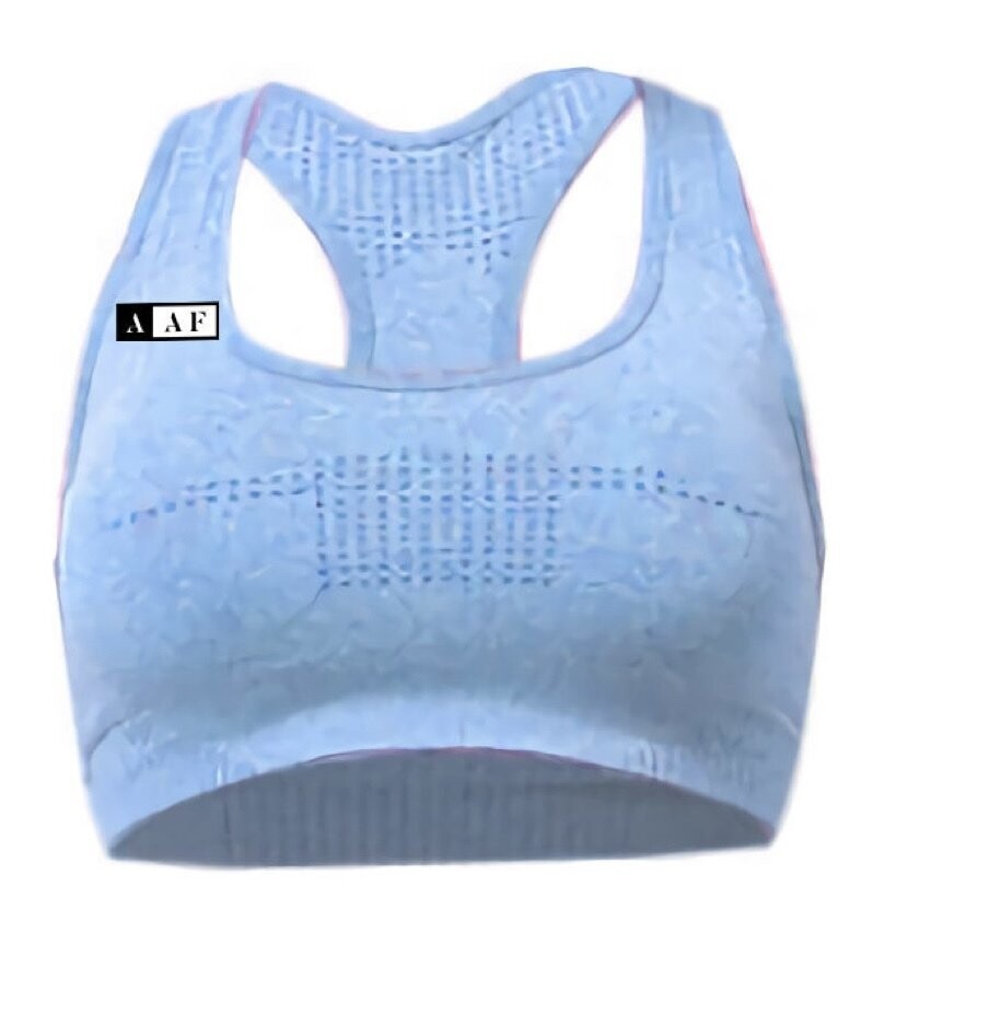 Sky Blue Sports Bra