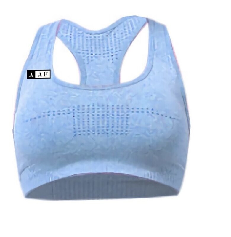 Sky Blue Sports Bra