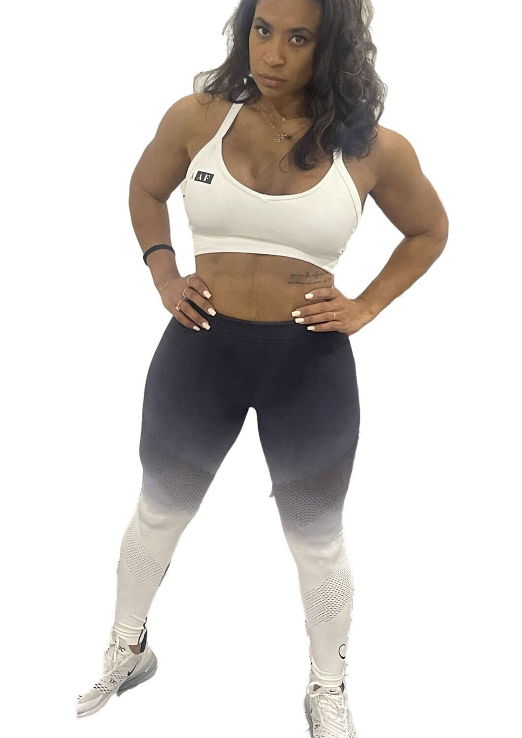 AF White Sports Bra