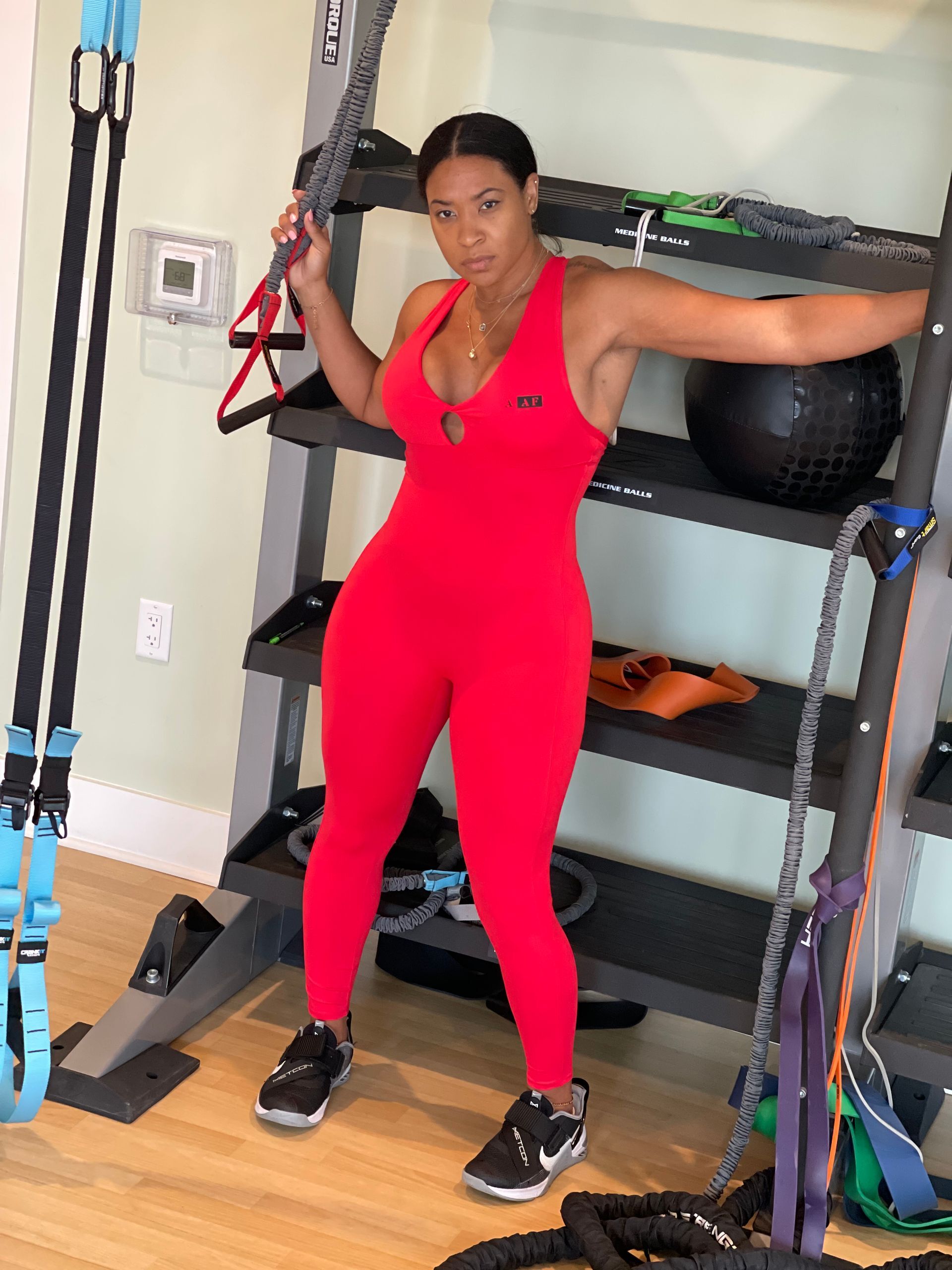 Sexy Back AF Red Body Suit